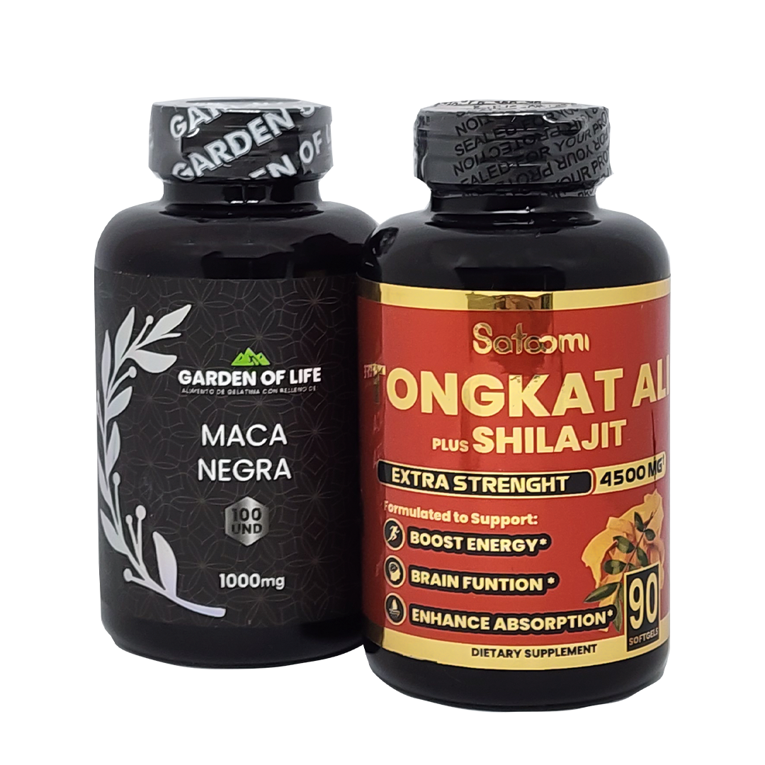 COMBO MACA NEGRA + TONGKAT ALI